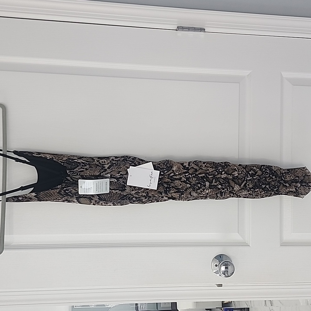 Midi Mesh Dress love, Fire XS